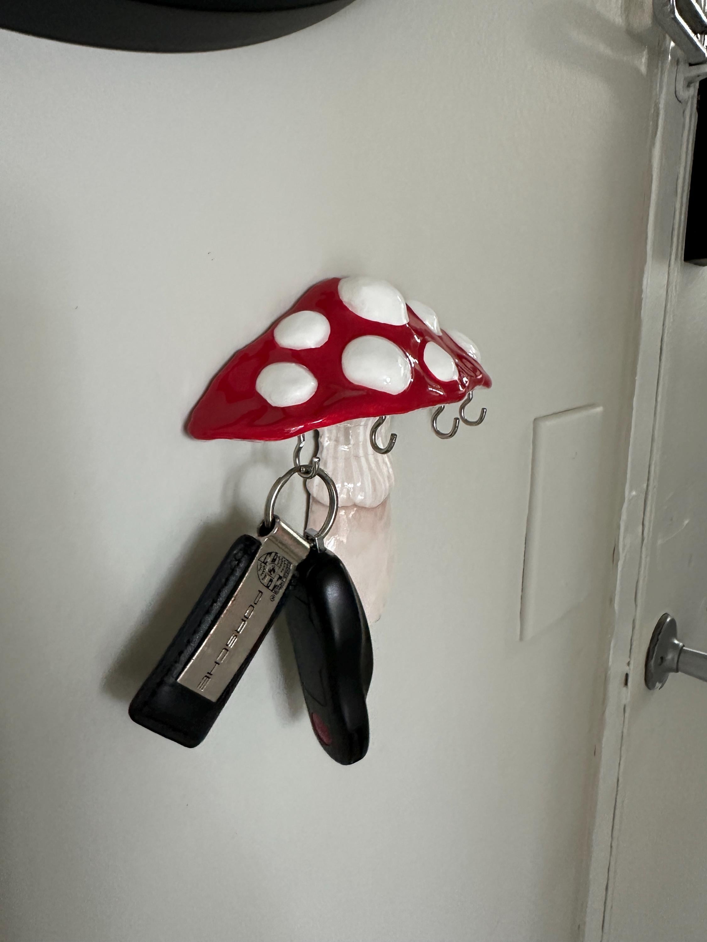 Mushroom Key Holder
